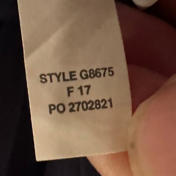 J Crew Collection Silk Polka Dot Trench Dress Gilbert Blue White Size 2 - Picture 15 of 16